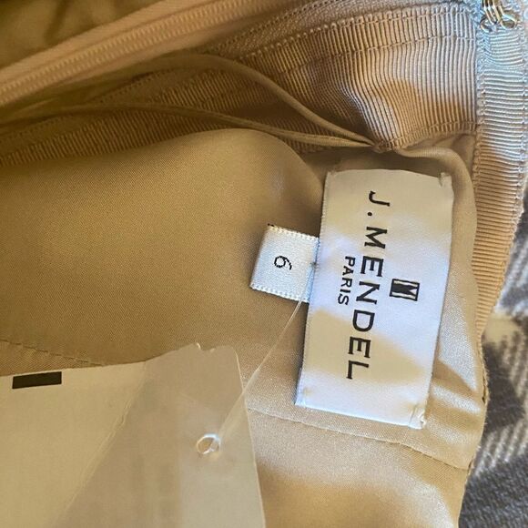 Corded Lace Sheath J. Mendel  color Blush - Picture 10 of 10